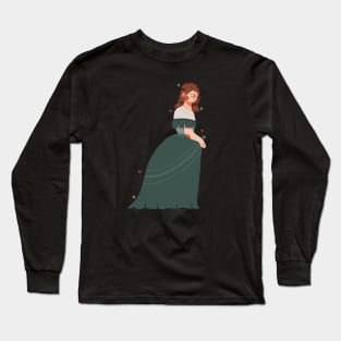 Victorian high society illustration Long Sleeve T-Shirt